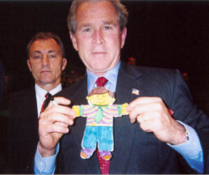 George Bush and Flat Stanley
