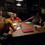 planning meeting; Billy, Steven, John, Markus, Matthew